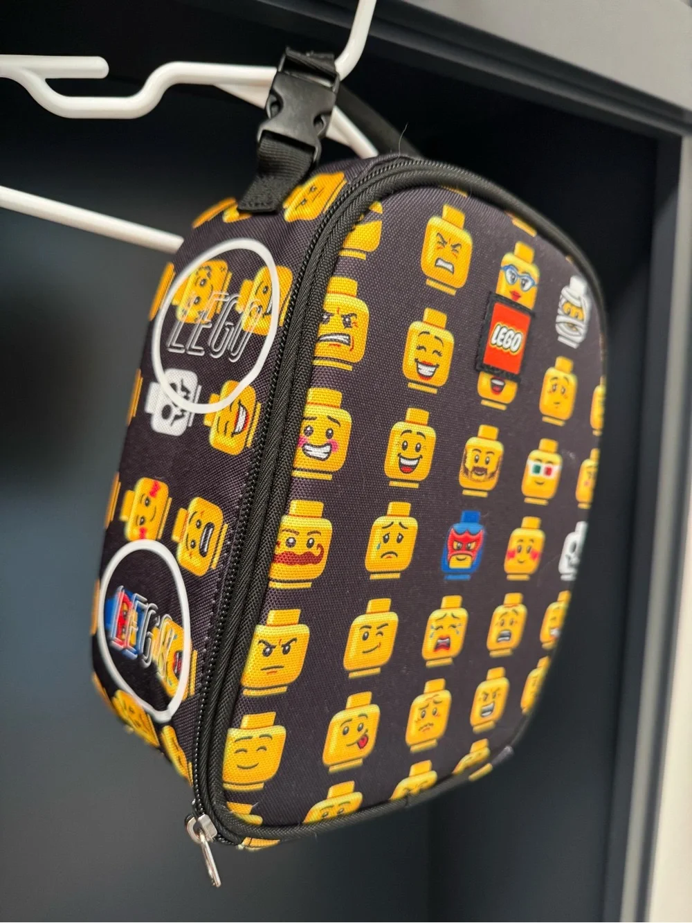 Lego minifigure Backpack and Lunchbox